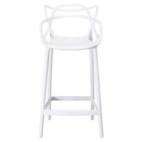 Manly Counter Stool White color White