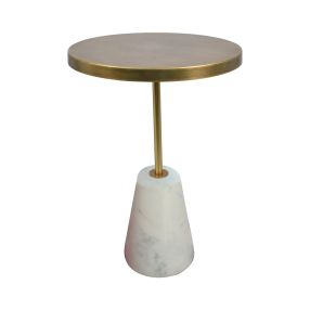 Julep Side Table - Antique Gold color Antique Gold