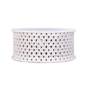Hamadou Coffee Table White Wash color White Wash