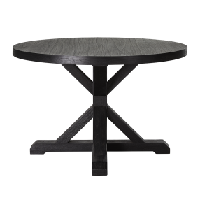 Balmain Round Dining Table Black color Black