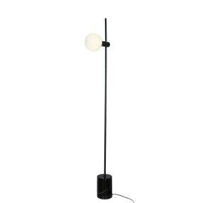 Ulla Floor Lamp Matte Black and Frosted (Glass) color Matte Black/Frosted Glass