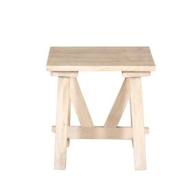 Hamptons Side Table White Wash color White Wash