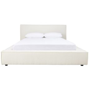 Eden Boucle Bed Frame Ivory color Ivory