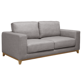 Dallas Isla Soft Grey Sofa - 2 Seater color Soft Grey