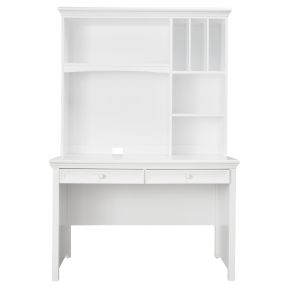 Mandalay Desk & Hutch White color White