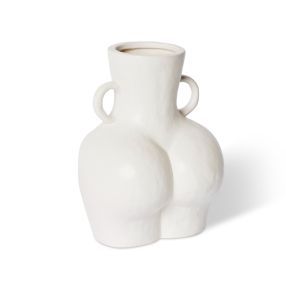 Adina Vase White - 28cm color White