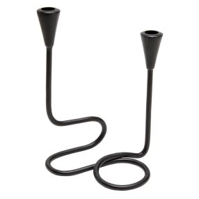 Pigalle Candle Holder Black color Black