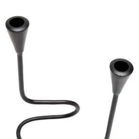 Pigalle Candle Holder Black color Black