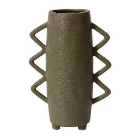 Ximena Vase Dark Olive - 39cm color Olive