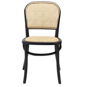 Laguna Dining Chair Black / Natural color Black/Natural