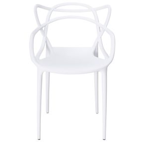 Manly Dining Chair White color White