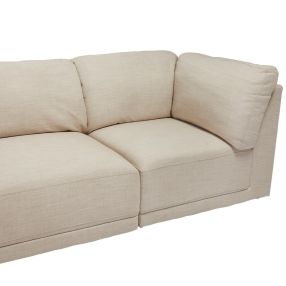 Amelia Modular Sofa Sea Pearl - 3 Piece color Sea Pearl