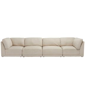 Amelia Modular Sofa Sea Pearl - 4 Piece color Sea Pearl