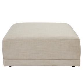 Amelia Ottoman Sea Pearl - 100cm x 100cm color Sea Pearl