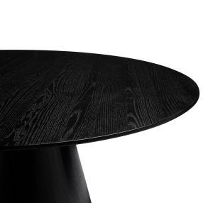 Soho Round Dining Table Black color Black