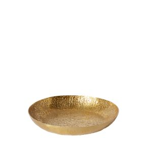 Taj Decorative Tray Gold - 25cm color Gold