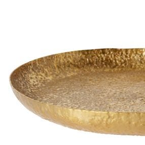 Taj Decorative Tray Gold - 39.5cm color Gold