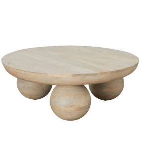 Bon Coffee Table - White Wash color White Wash