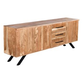 Madras Natural Acacia Wood Buffet - 200cm color Natural