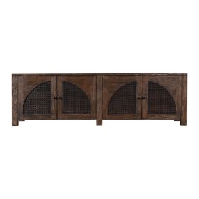 Merrit Umber Mango Wood TV Unit - 200cm color Umber