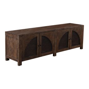 Merrit Umber Mango Wood TV Unit - 200cm color Umber