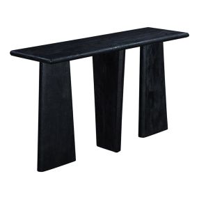 Ulta Console Table Mango Wood - Black color Black