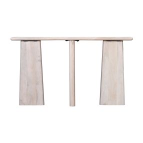 Ulta Console Table Mango Wood - White color White Wash