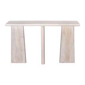 Ulta Console Table Mango Wood - White color White Wash