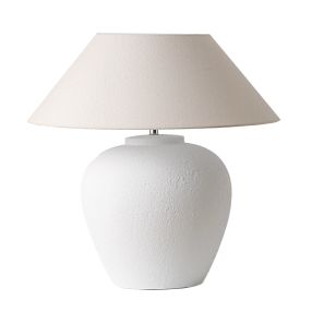 Belvedere Table Lamp White color White