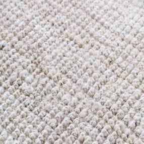 Boucle Jute Rug - Ivory color Ivory