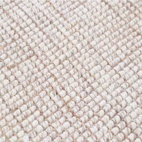 Boucle Wool Rug - Ivory color Ivory