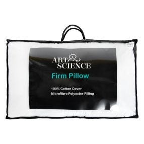 Art & Science Firm Pillow color White