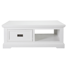 Aspen Coffee Table Brushed White color Brushed White