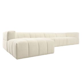 Lucello Tribute Shell Modular Sofa with Ottoman - 5 Piece 