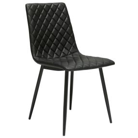 Booker Dining Chair Black color Black