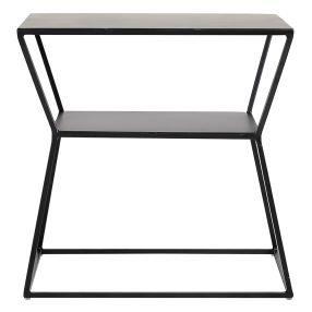 Xavier Metal Side Table Metal - Black color Black
