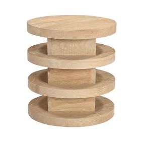 Pantu Occasional Round Stool color Oak