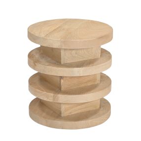 Pantu Occasional Round Stool color Oak