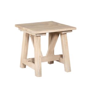 Hamptons Side Table White Wash color White Wash