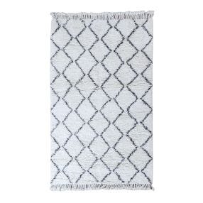 Meddur Wool Rug - Ivory color Ivory