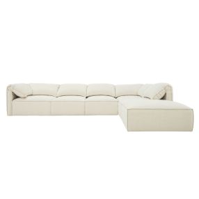 Kai Tribute Shell Modular Sofa - 5 Seater and Ottoman color Shell