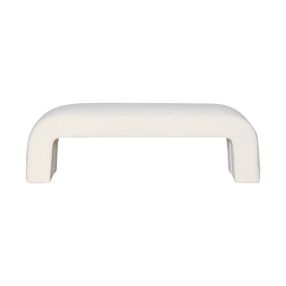 Decker Bench Boucle Ivory color Ivory