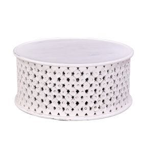 Hamadou Coffee Table White Wash color White Wash