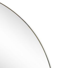 Mansour Arched Floor Mirror White - 80cm x 180cm color White