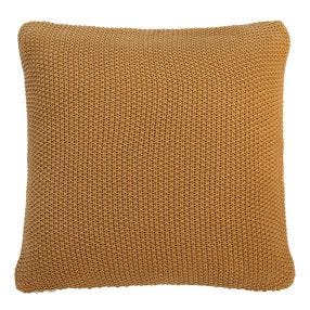 Cotswold Knitted Cushion Saffron - 50cm x 50cm color Saffron