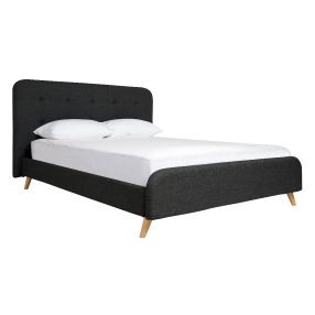 Leura Bed Frame Charcoal color Charcoal