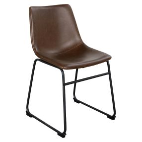 Montana Saddle Dining Chair Tan color Tan
