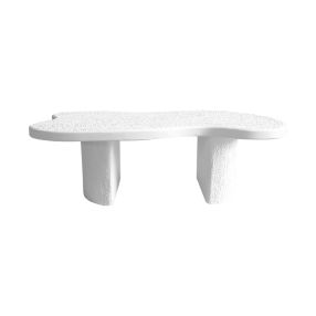 Lazarro Coffee Table White color White