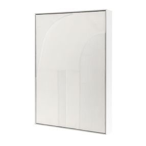 Echo II Framed Painting 60cm x 80cm color White