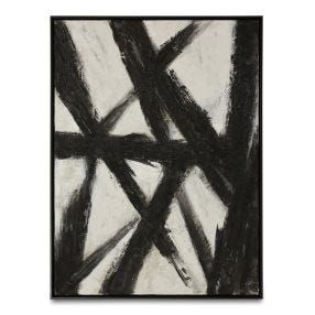 Noir Abstract II Framed Painting  - 60cm x 80cm 